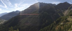 Archiv Foto Webcam Checrouit Panoramablick, Courmayeur 11:00