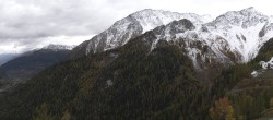 Archiv Foto Webcam Checrouit Panoramablick, Courmayeur 13:00