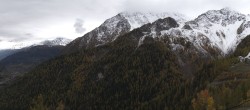 Archiv Foto Webcam Checrouit Panoramablick, Courmayeur 09:00