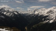 Archiv Foto Webcam Tristner/ Zillertal - Blick zum Grinberg 23:00