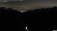 Archiv Foto Webcam Tristner/ Zillertal - Blick zum Grinberg 01:00