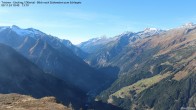 Archiv Foto Webcam Tristner/ Zillertal - Blick zum Grinberg 09:00