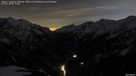 Archiv Foto Webcam Tristner/ Zillertal - Blick zum Grinberg 19:00