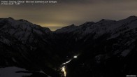 Archiv Foto Webcam Tristner/ Zillertal - Blick zum Grinberg 21:00