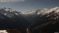 Archived image Webcam Tristner/ Zillertal - View to Grinberg 23:00