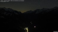 Archiv Foto Webcam Tristner/ Zillertal - Blick zum Grinberg 23:00