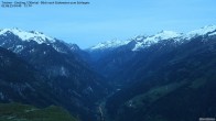 Archiv Foto Webcam Tristner/ Zillertal - Blick zum Grinberg 03:00