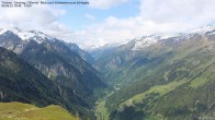 Archiv Foto Webcam Tristner/ Zillertal - Blick zum Grinberg 09:00