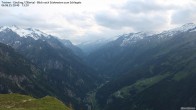 Archiv Foto Webcam Tristner/ Zillertal - Blick zum Grinberg 19:00