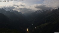 Archived image Webcam Tristner/ Zillertal - View to Grinberg 21:00
