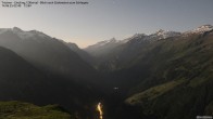 Archiv Foto Webcam Tristner/ Zillertal - Blick zum Grinberg 01:00