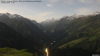 Archiv Foto Webcam Tristner/ Zillertal - Blick zum Grinberg 01:00