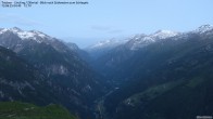 Archiv Foto Webcam Tristner/ Zillertal - Blick zum Grinberg 03:00