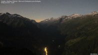 Archiv Foto Webcam Tristner/ Zillertal - Blick zum Grinberg 01:00