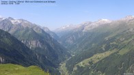 Archiv Foto Webcam Tristner/ Zillertal - Blick zum Grinberg 09:00