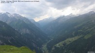 Archiv Foto Webcam Tristner/ Zillertal - Blick zum Grinberg 13:00