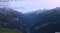 Archiv Foto Webcam Tristner/ Zillertal - Blick zum Grinberg 03:00
