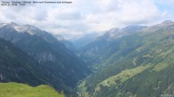 Archiv Foto Webcam Tristner/ Zillertal - Blick zum Grinberg 09:00