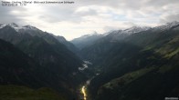 Archiv Foto Webcam Tristner/ Zillertal - Blick zum Grinberg 01:00