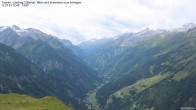 Archiv Foto Webcam Tristner/ Zillertal - Blick zum Grinberg 11:00