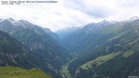 Archiv Foto Webcam Tristner/ Zillertal - Blick zum Grinberg 13:00