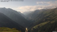 Archiv Foto Webcam Tristner/ Zillertal - Blick zum Grinberg 01:00