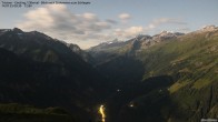 Archiv Foto Webcam Tristner/ Zillertal - Blick zum Grinberg 23:00