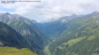 Archiv Foto Webcam Tristner/ Zillertal - Blick zum Grinberg 09:00