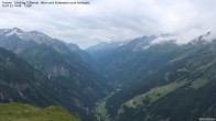 Archiv Foto Webcam Tristner/ Zillertal - Blick zum Grinberg 13:00