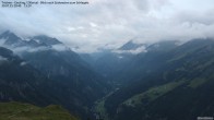 Archiv Foto Webcam Tristner/ Zillertal - Blick zum Grinberg 19:00