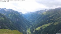 Archiv Foto Webcam Tristner/ Zillertal - Blick zum Grinberg 13:00
