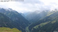 Archiv Foto Webcam Tristner/ Zillertal - Blick zum Grinberg 13:00