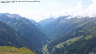 Archiv Foto Webcam Tristner/ Zillertal - Blick zum Grinberg 13:00