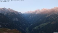 Archiv Foto Webcam Tristner/ Zillertal - Blick zum Grinberg 05:00
