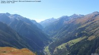 Archiv Foto Webcam Tristner/ Zillertal - Blick zum Grinberg 13:00