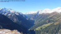 Archiv Foto Webcam Tristner/ Zillertal - Blick zum Grinberg 09:00