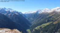 Archiv Foto Webcam Tristner/ Zillertal - Blick zum Grinberg 11:00