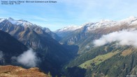 Archiv Foto Webcam Tristner/ Zillertal - Blick zum Grinberg 09:00