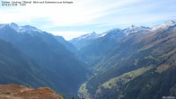 Archiv Foto Webcam Tristner/ Zillertal - Blick zum Grinberg 13:00