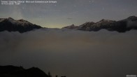 Archiv Foto Webcam Tristner/ Zillertal - Blick zum Grinberg 19:00