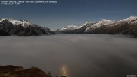 Archiv Foto Webcam Tristner/ Zillertal - Blick zum Grinberg 01:00