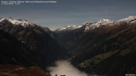 Archiv Foto Webcam Tristner/ Zillertal - Blick zum Grinberg 03:00