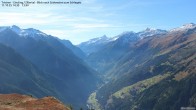 Archiv Foto Webcam Tristner/ Zillertal - Blick zum Grinberg 13:00