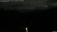 Archived image Webcam Tristner/ Zillertal - View to Grinberg 23:00