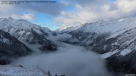 Archiv Foto Webcam Tristner/ Zillertal - Blick zum Grinberg 07:00