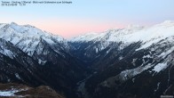Archiv Foto Webcam Tristner/ Zillertal - Blick zum Grinberg 05:00