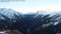 Archiv Foto Webcam Tristner/ Zillertal - Blick zum Grinberg 06:00