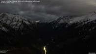 Archiv Foto Webcam Tristner/ Zillertal - Blick zum Grinberg 19:00