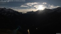 Archiv Foto Webcam Tristner/ Zillertal - Blick zum Grinberg 23:00