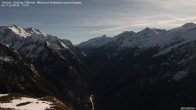 Archiv Foto Webcam Tristner/ Zillertal - Blick zum Grinberg 03:00